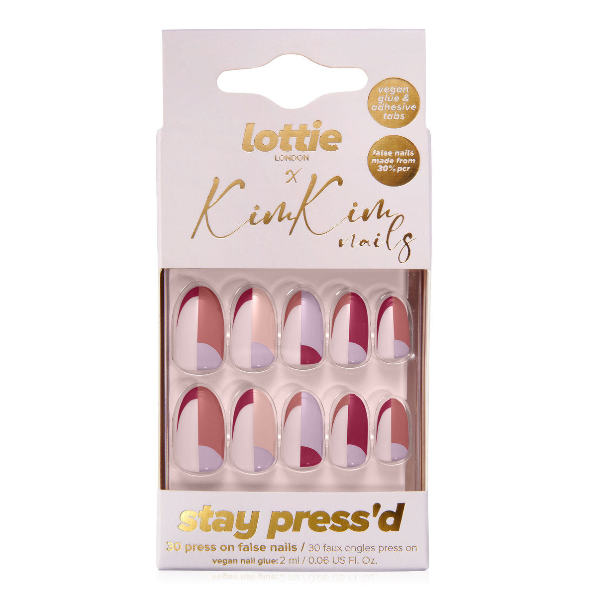 lottie x KimKim stay press'd- colour block party: fall edition