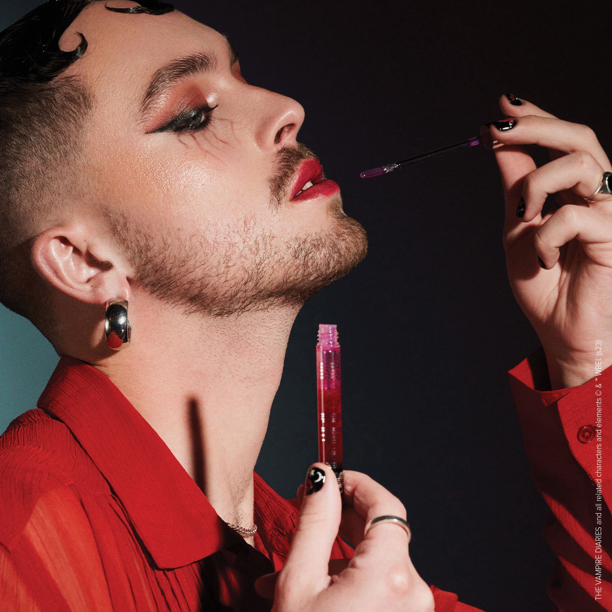 the vampire diaries x blood drip lip tint - bitten