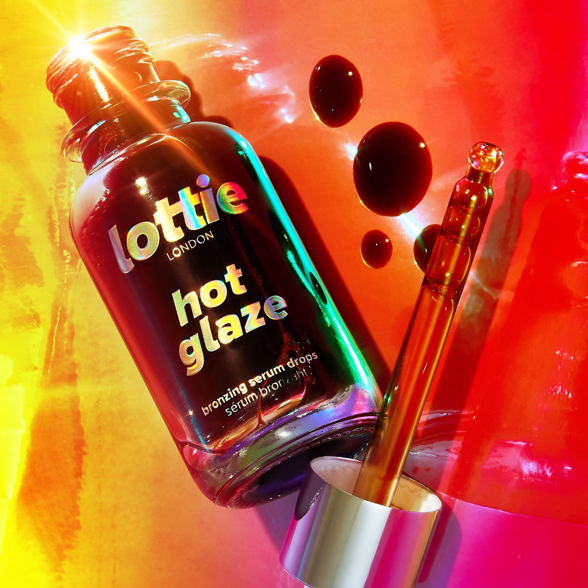 hot glaze bronzing serum drops