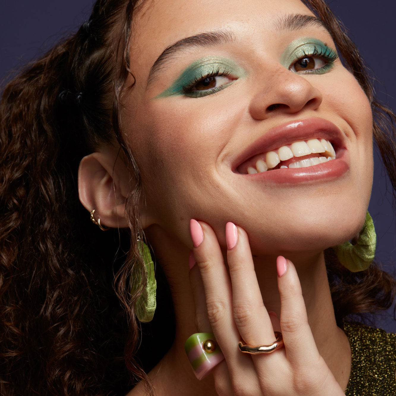 frosted highlighter swirl - cinnamon bun